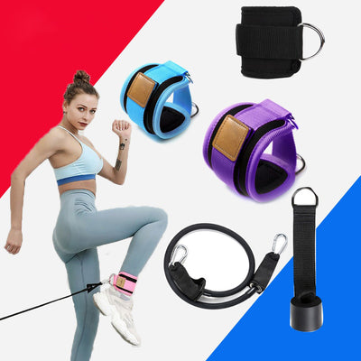 BootyBoost Resistance Bands Set - Includes Ankle Straps & Cable Attachments for Effective Butt, Thigh & Leg Workouts, Ideal for Pulley System & Lifting Exercises