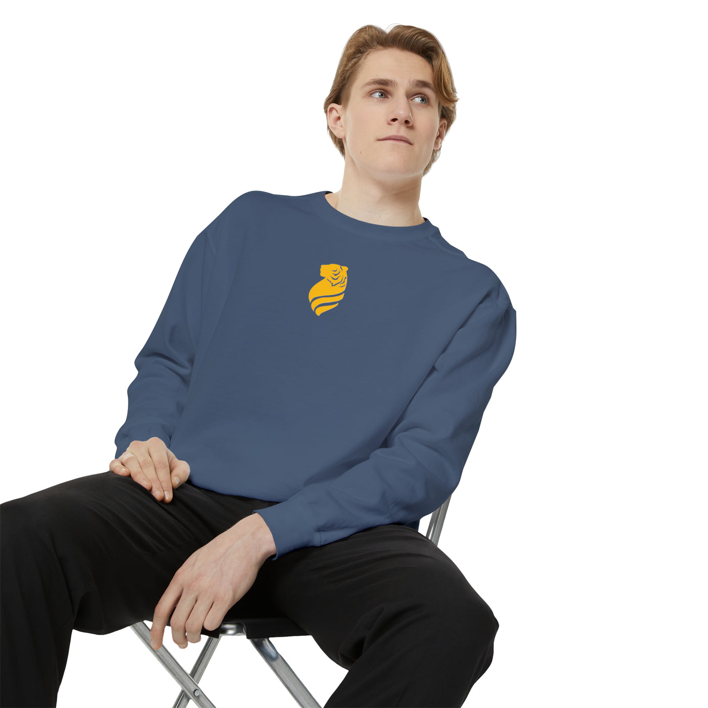 Men’s “Tatted Tiger” Garment-Dyed Sweatshirt