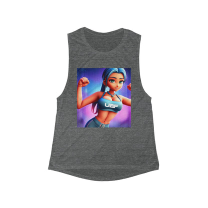 Women's UBF Graphic Flowy Scoop Muscle Tank