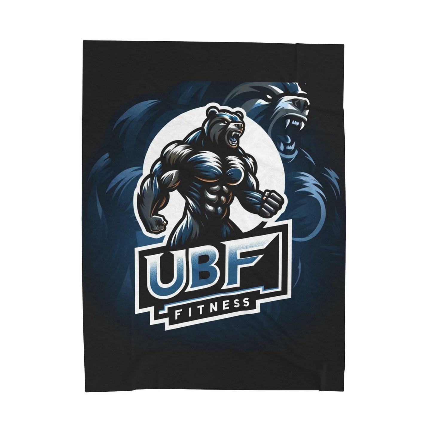 Mascot Bear Velveteen Plush Blanket