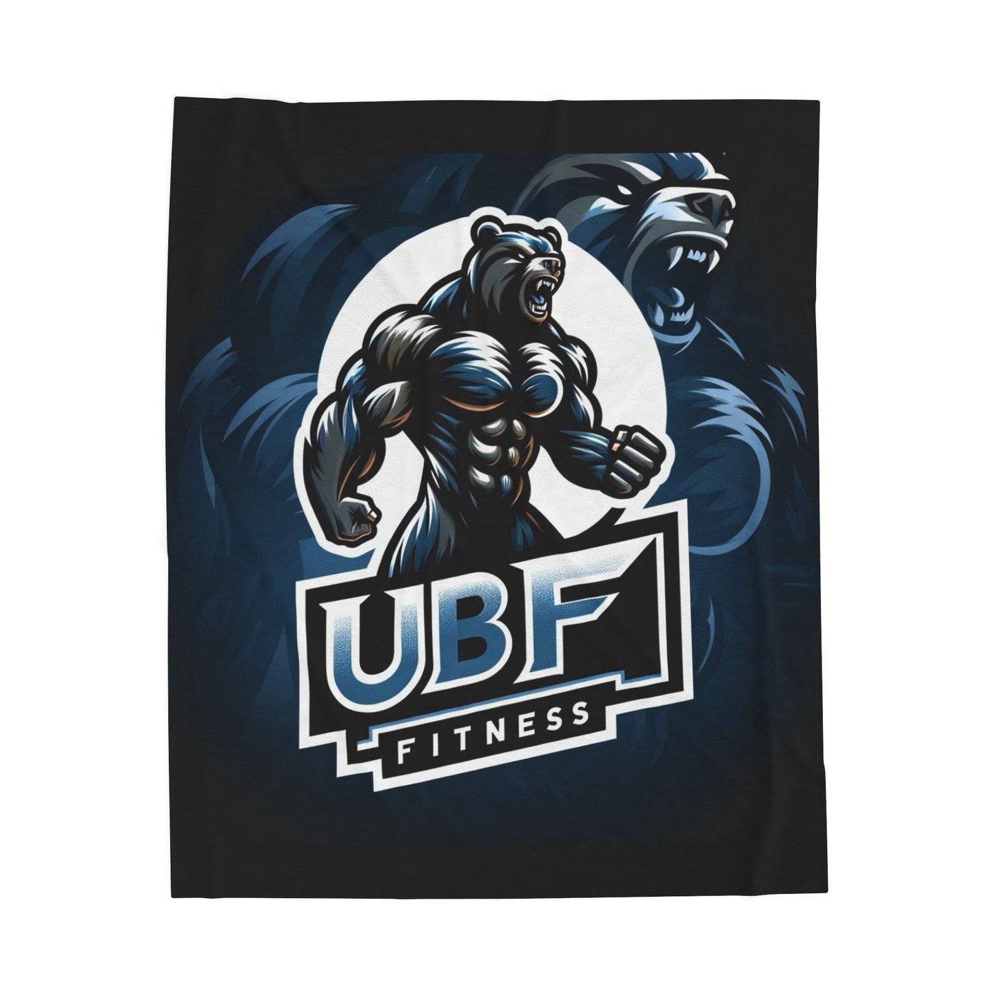 Mascot Bear Velveteen Plush Blanket