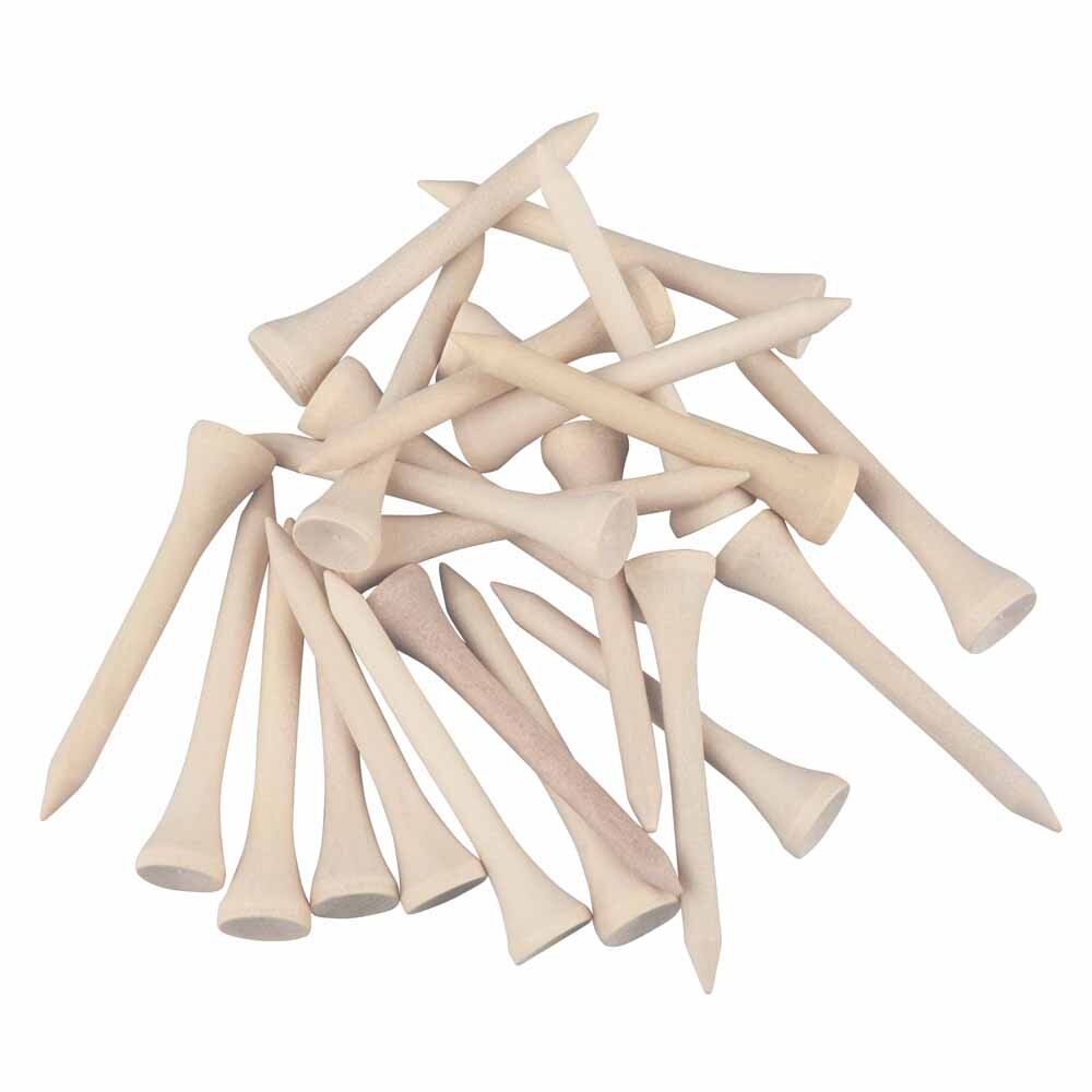 50PCS Wooden Golf Tees - Improve Your Game!