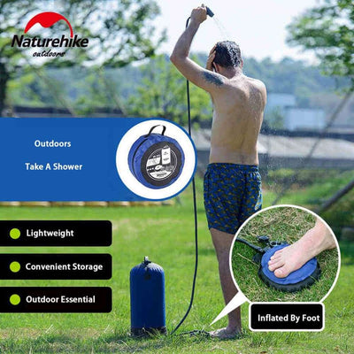 11L Pvc Portable Outdoor Camping Shower Waterbag.