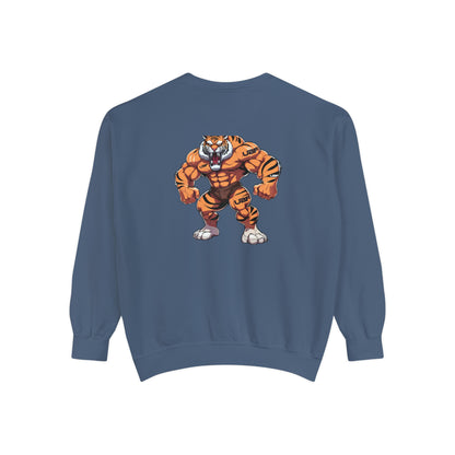 Men’s “Tatted Tiger” Garment-Dyed Sweatshirt