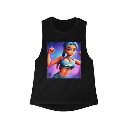 Women's UBF Graphic Flowy Scoop Muscle Tank