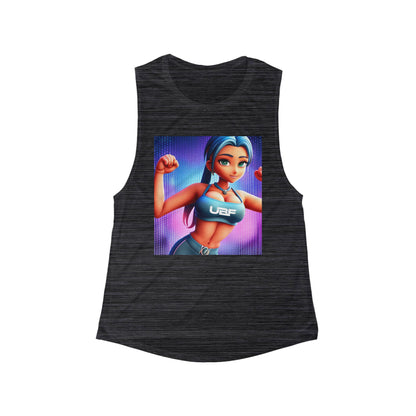 Women's UBF Graphic Flowy Scoop Muscle Tank