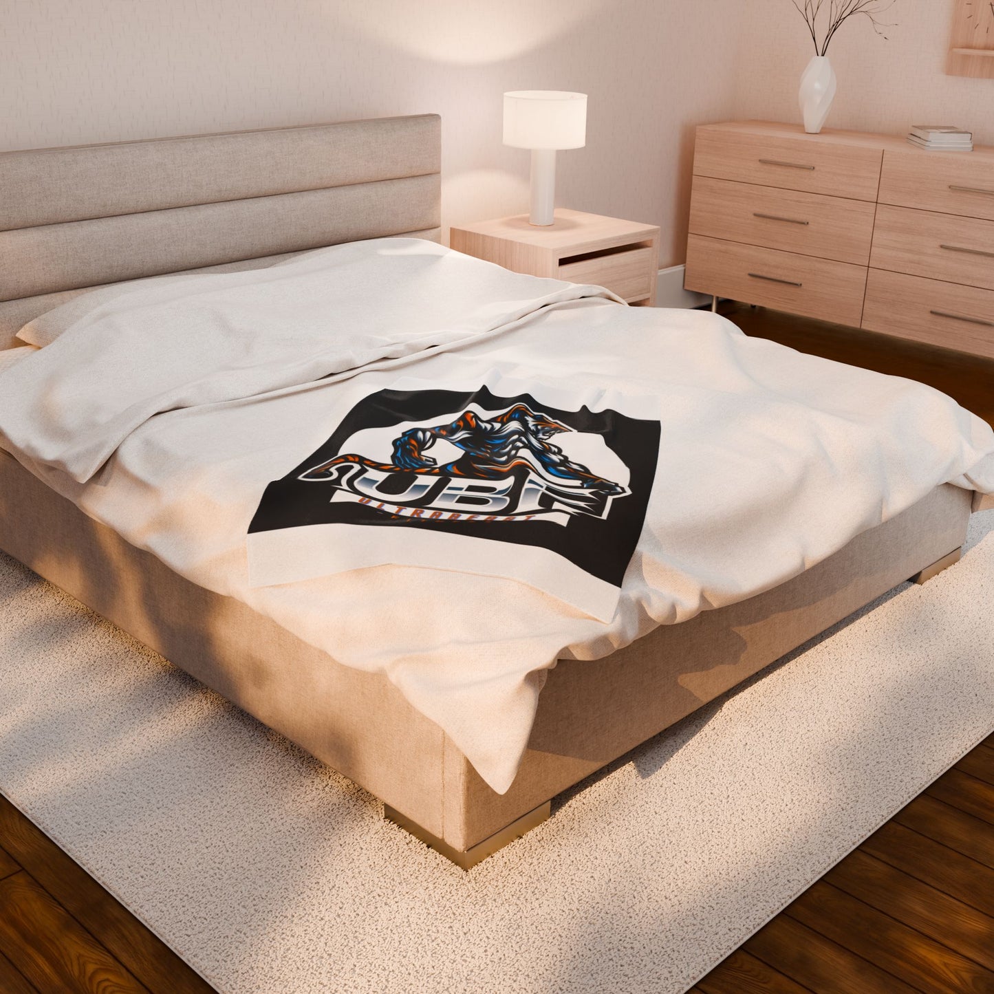 Shredded Tiger Velveteen Plush Blanket