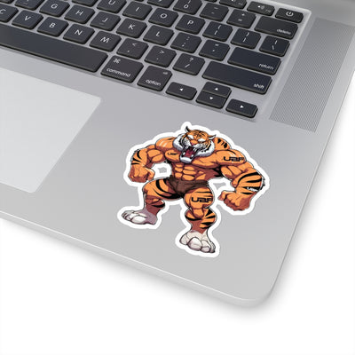 Tatted Tiger Kiss-Cut Stickers