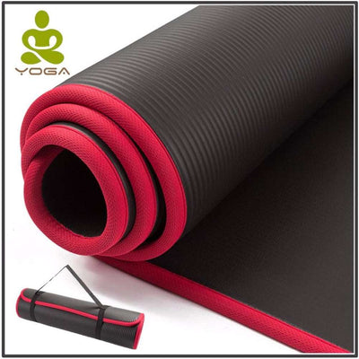 10MM Extra Thick 183cmX61cm High Quality  Non slip Yoga Mats For Fitness.
