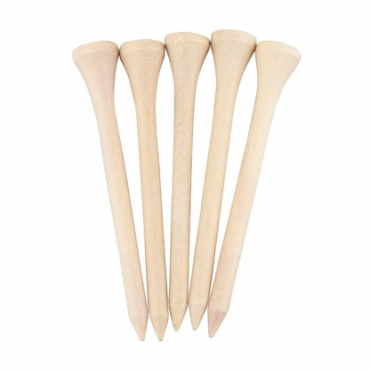 50PCS Wooden Golf Tees - Improve Your Game!