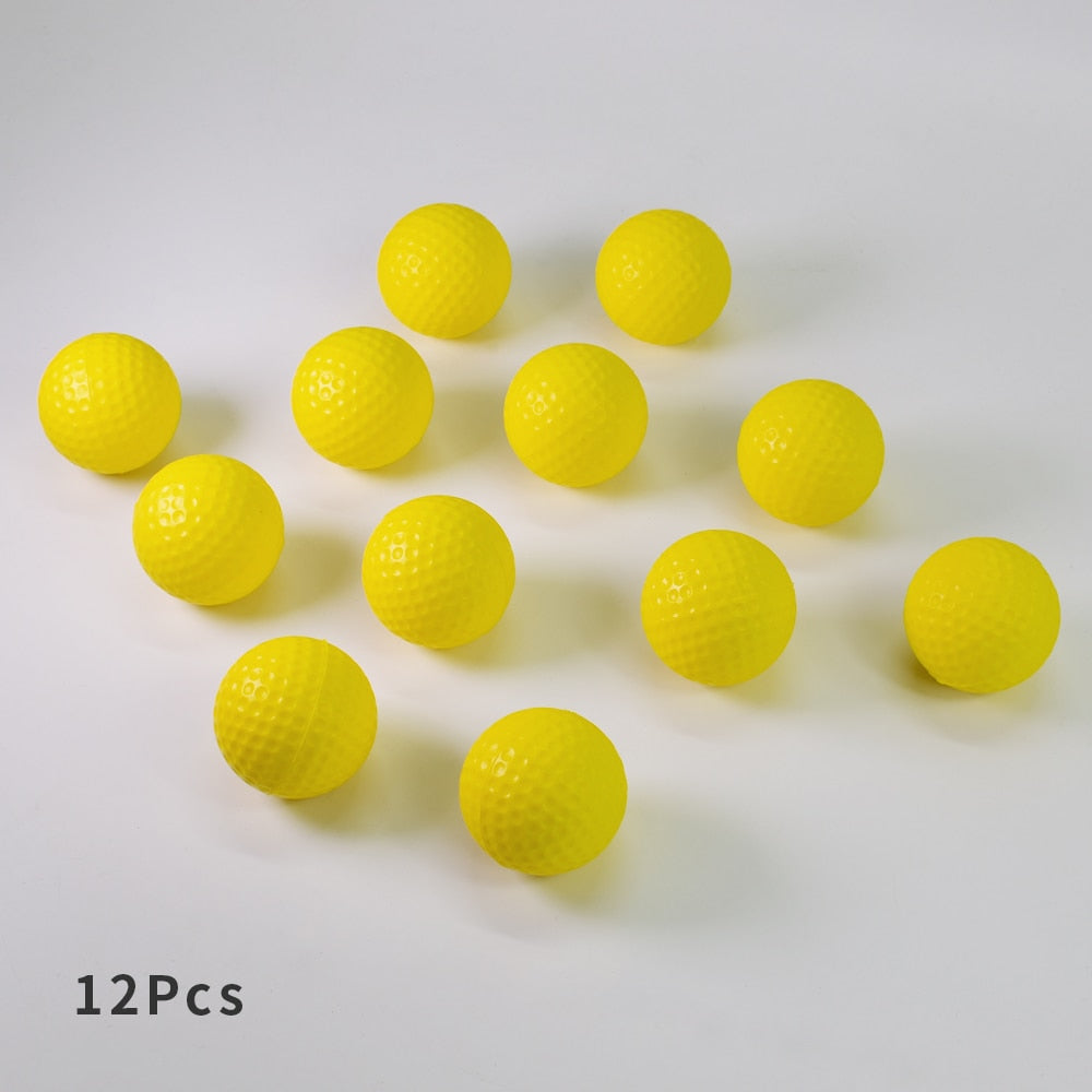 12Pcs Foam Golf Practice Balls - Perfect for Training