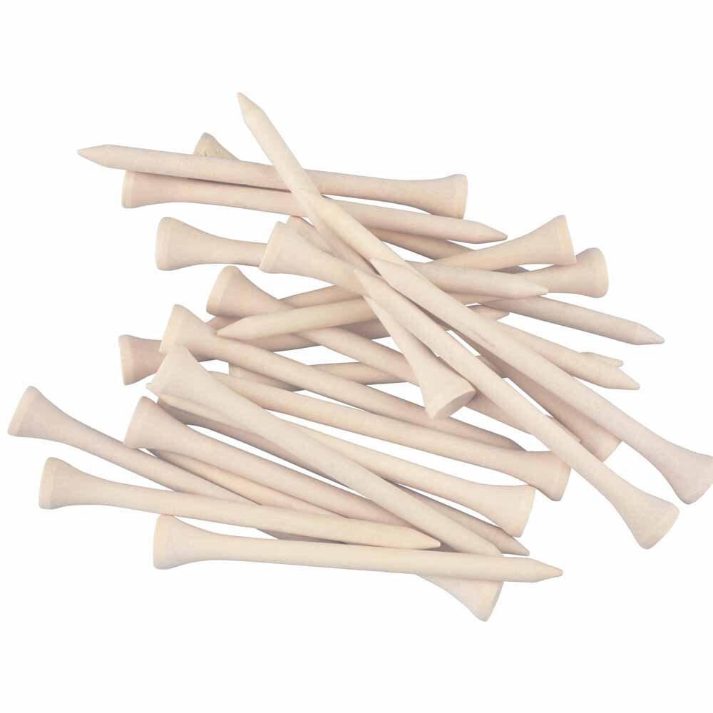 50PCS Wooden Golf Tees - Improve Your Game!