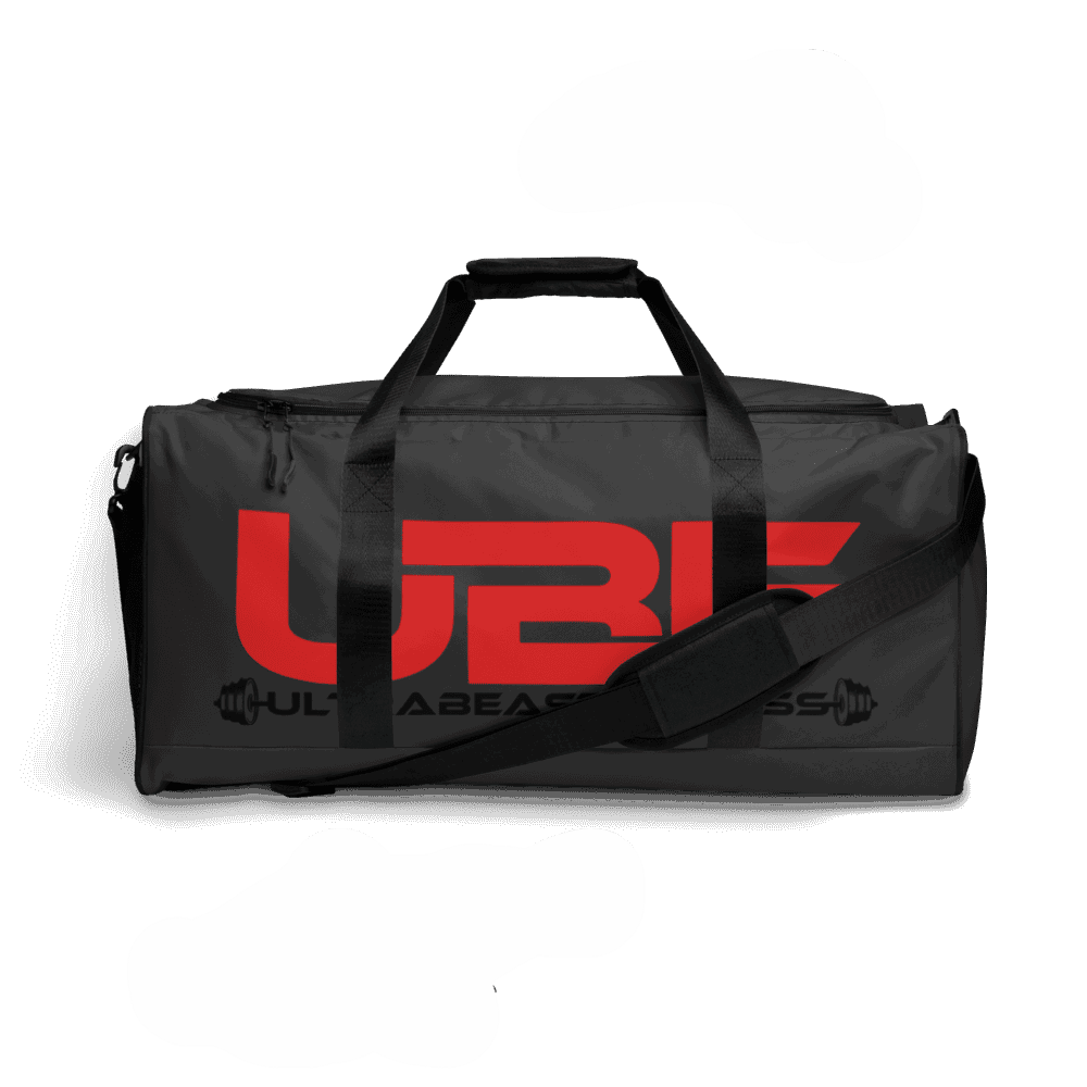 Red and Eclipse UBF Duffle bag.