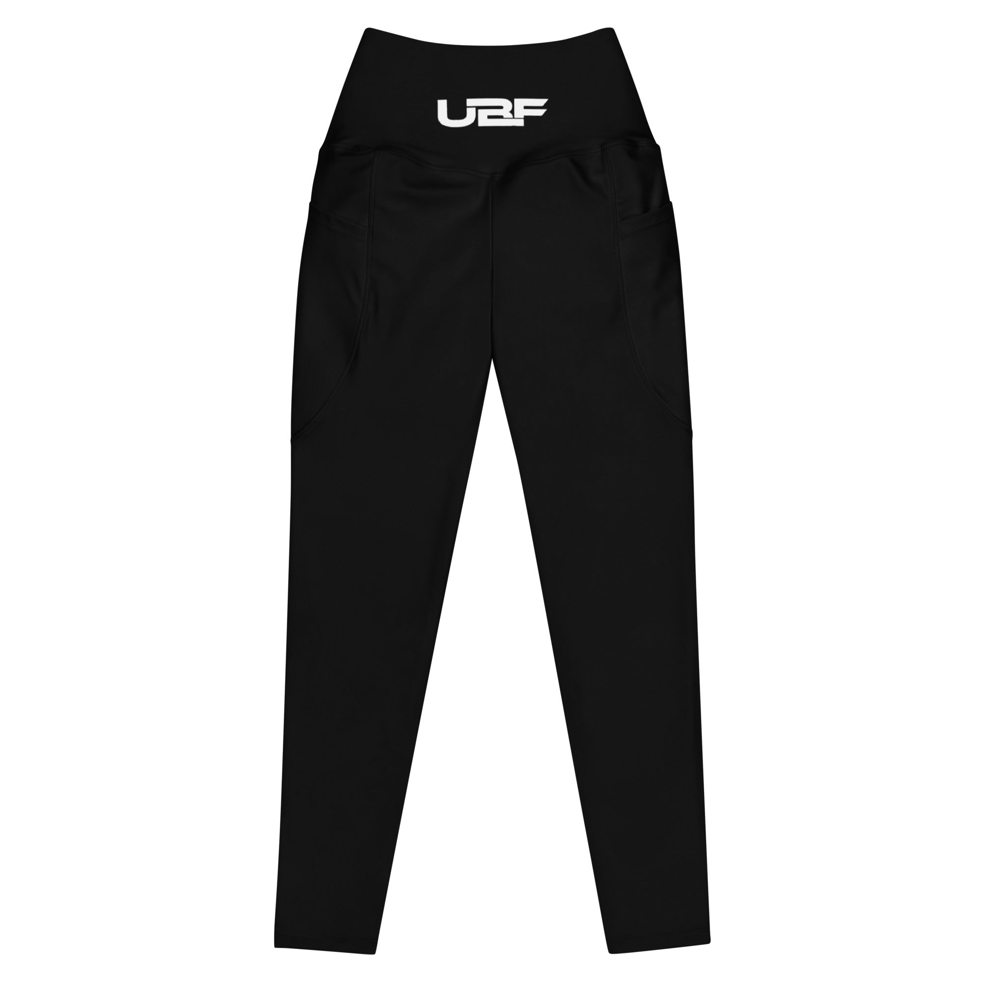 White UBF Leggings with pockets