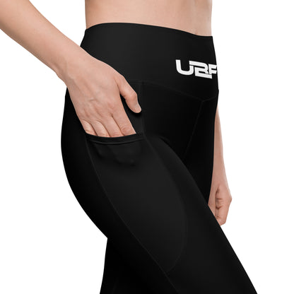 White UBF Leggings with pockets