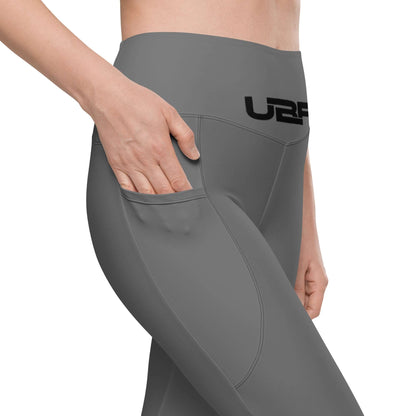 Black UBF Grey Leggings with pockets