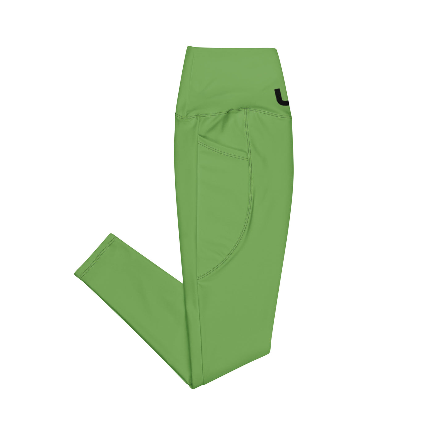 Black UBF Green Leggings with pockets