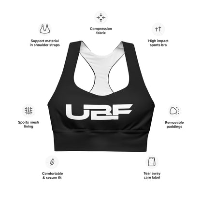 Longline sports bra