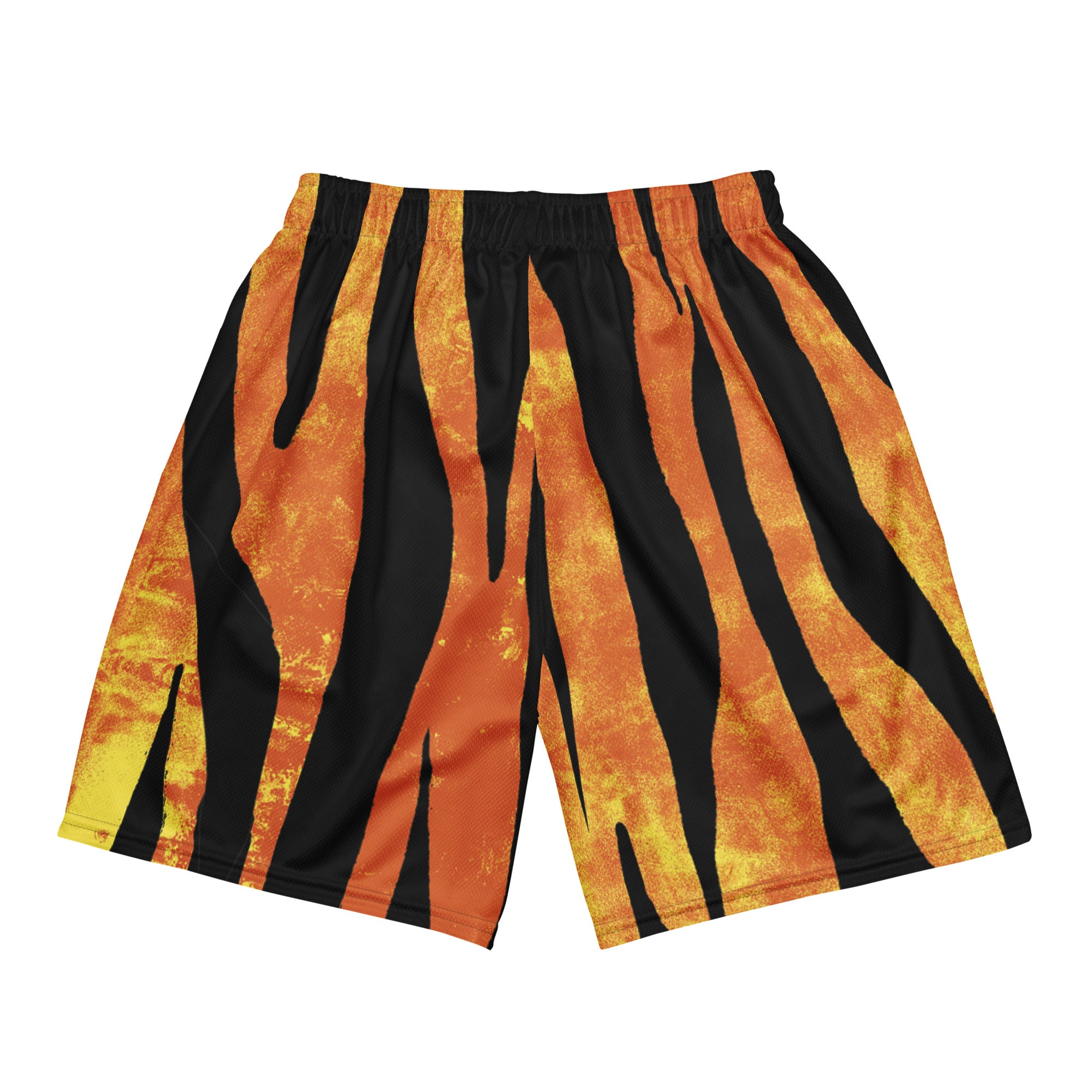 Women’s “striped Tiger” mesh shorts