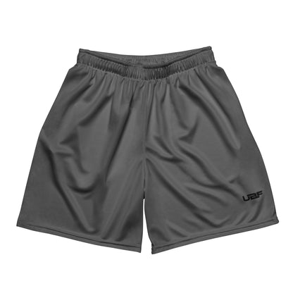 Men’s Black UBF Grey mesh shorts