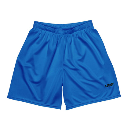 Black UBF Navy Blue mesh shorts