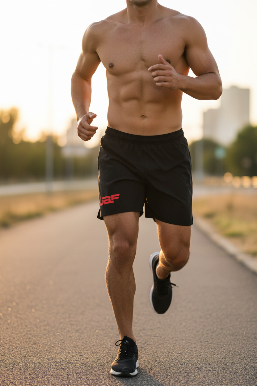Men's UBF Athletic Shorts — Lightweight 4-Way Stretch Running Shorts