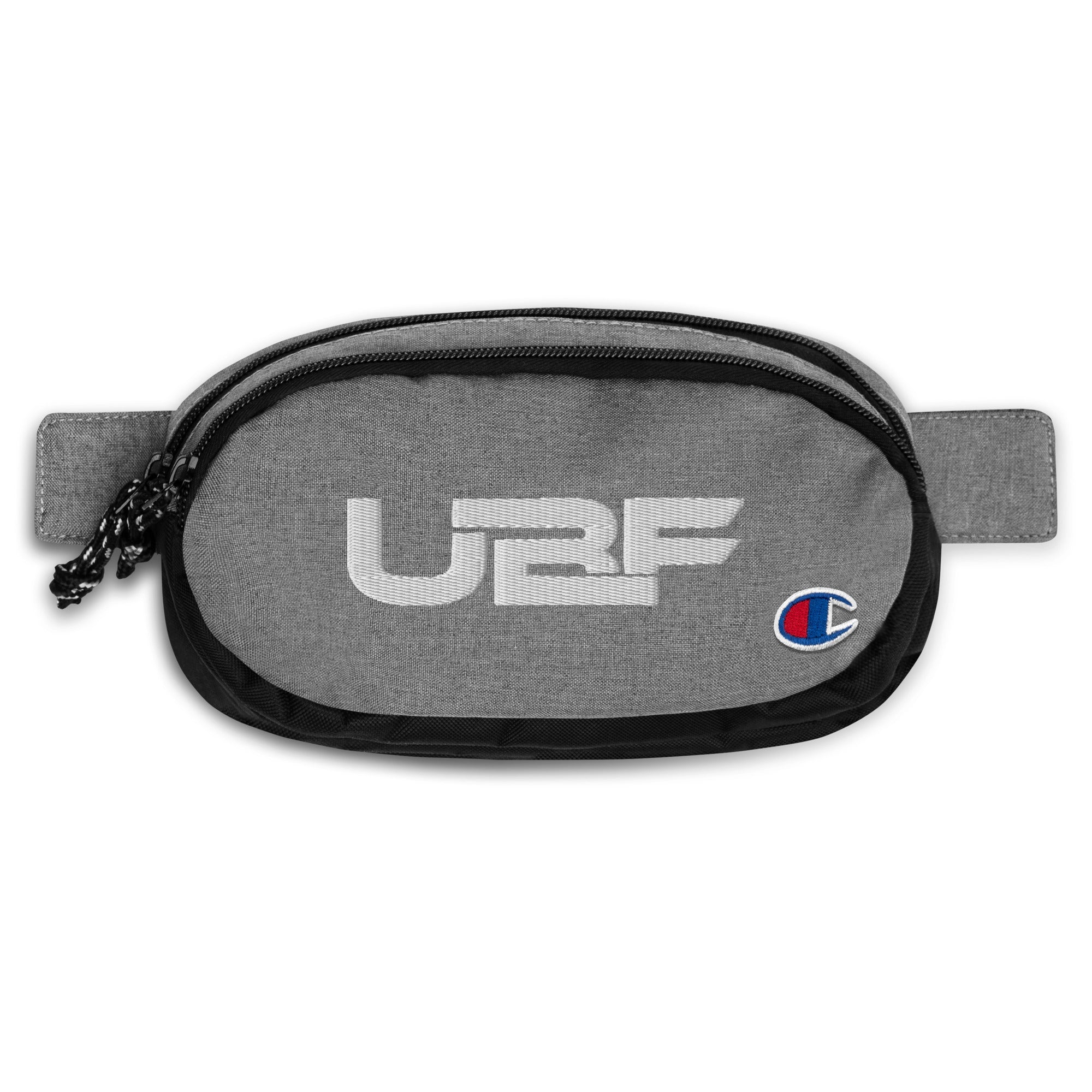 White UBF Champion fanny pack