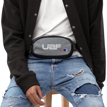 White UBF Champion fanny pack