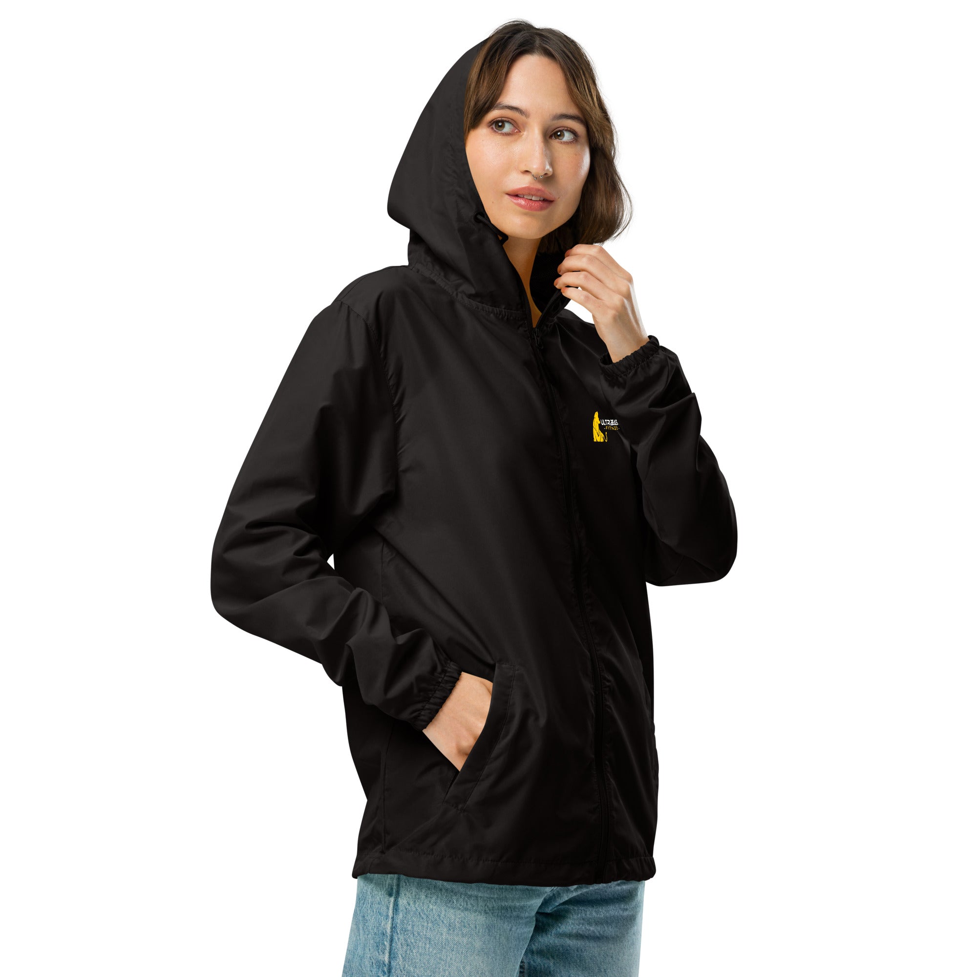 Women’s lightweight zip up windbreaker