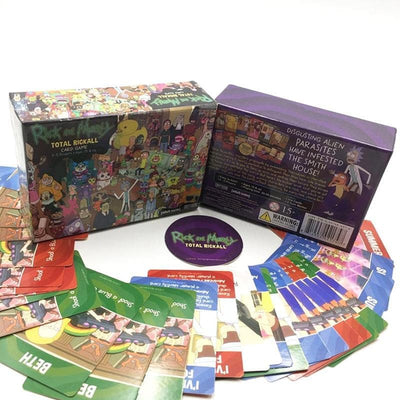 Rick and Morty Cards Game For Adult Total Rickall Cooperative Board Card Game.
