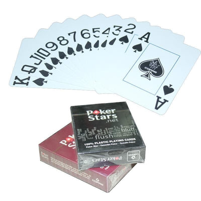 Texas Hold'em Plastic Playing Cards Waterproof Frosting Poker Card Pokerstar Board Game.