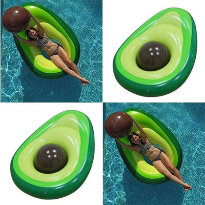 Avocado Pool Floating device w/Seed ball.