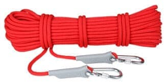 XINDA 10M Professional Rock Climbing Cord Outdoor Hiking Accessories Rope 9.5mm Diameter 2600lbs High Strength Cord Safety Rope.