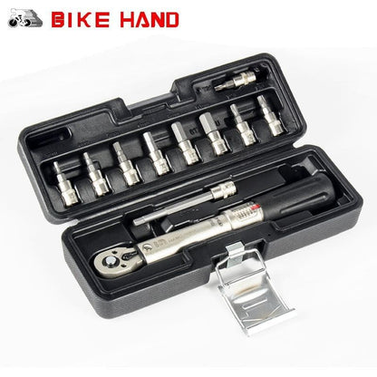 Bicycle Bike Torque Wrench Allen Key Socket Spanner Set..