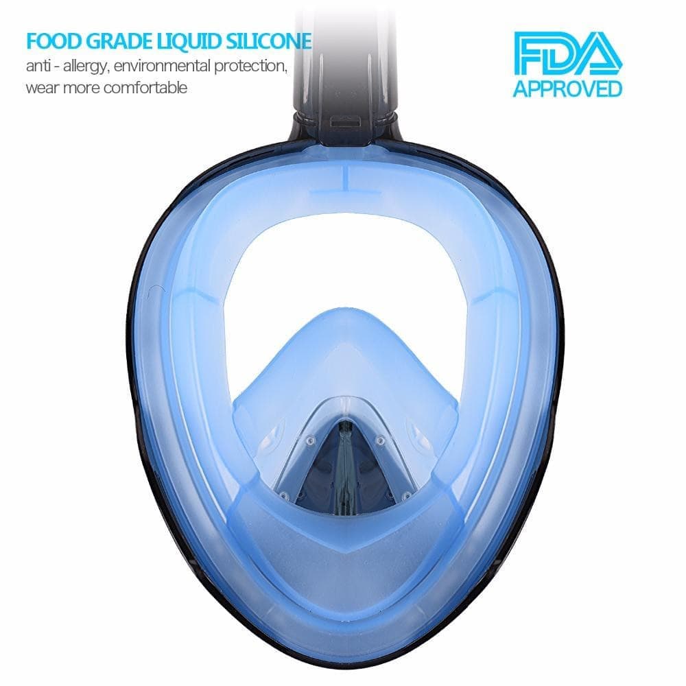 full-face snorkeling mask panorama anti-fog scuba snorkeling mask.