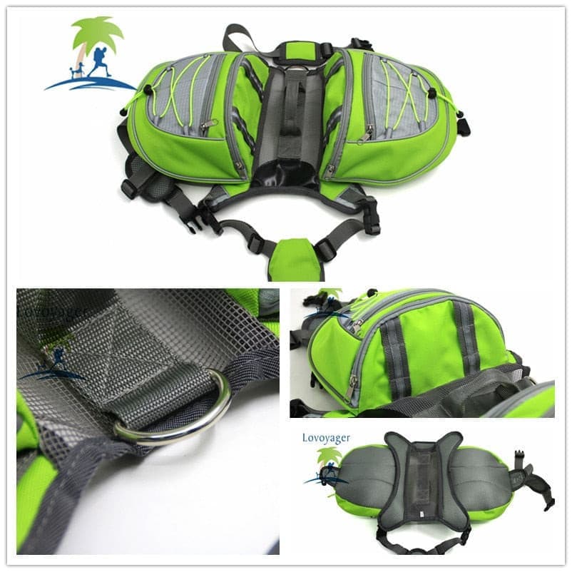 High quality pet waterproof Adjustable nylon Pet Backpack.