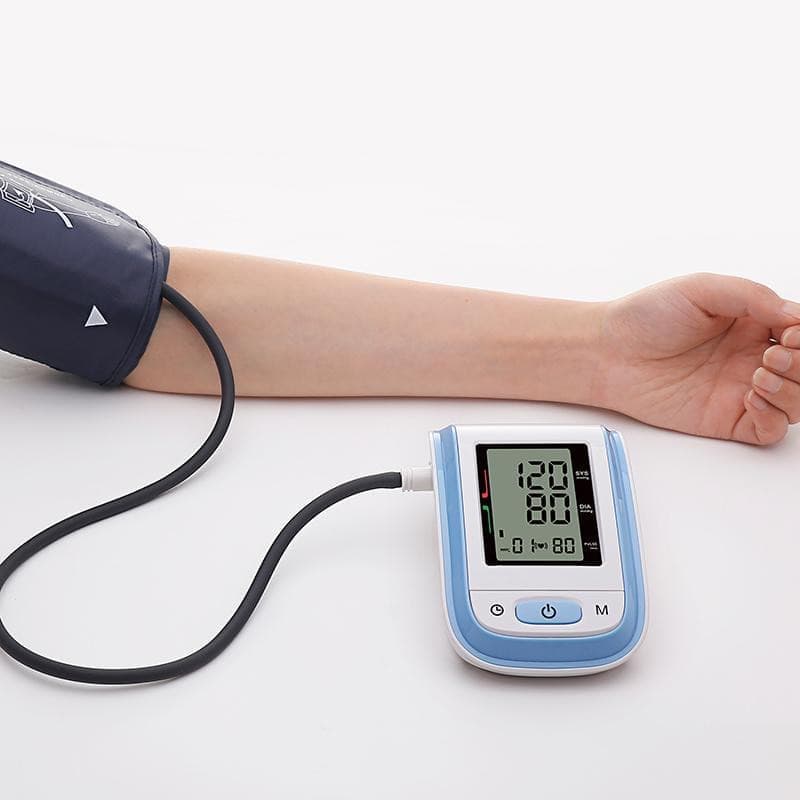 Blood Pressure Monitor Portable Fingertip Pulse Oximeter Pressure Gauge.