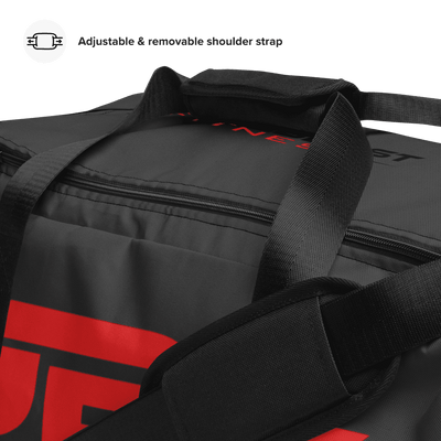 Red and Eclipse UBF Duffle bag.