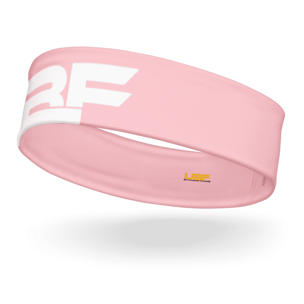 White and Pink UBF Headband.