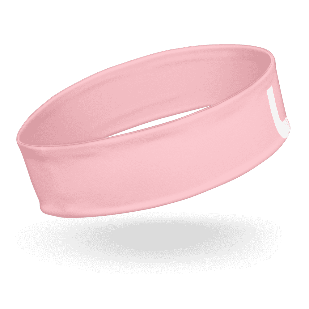 White and Pink UBF Headband.