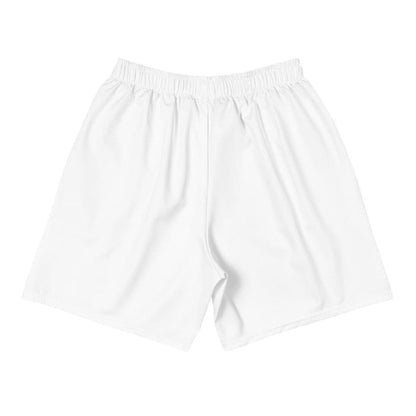 Men's Red and white Athletic Long Shorts.