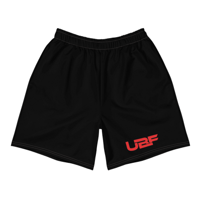 Red UBF Men's Athletic Long Shorts.