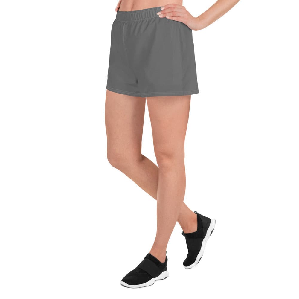 Dark gray Women's Athletic Short Shorts.