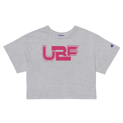 Womens UBF injection Champion crop top.