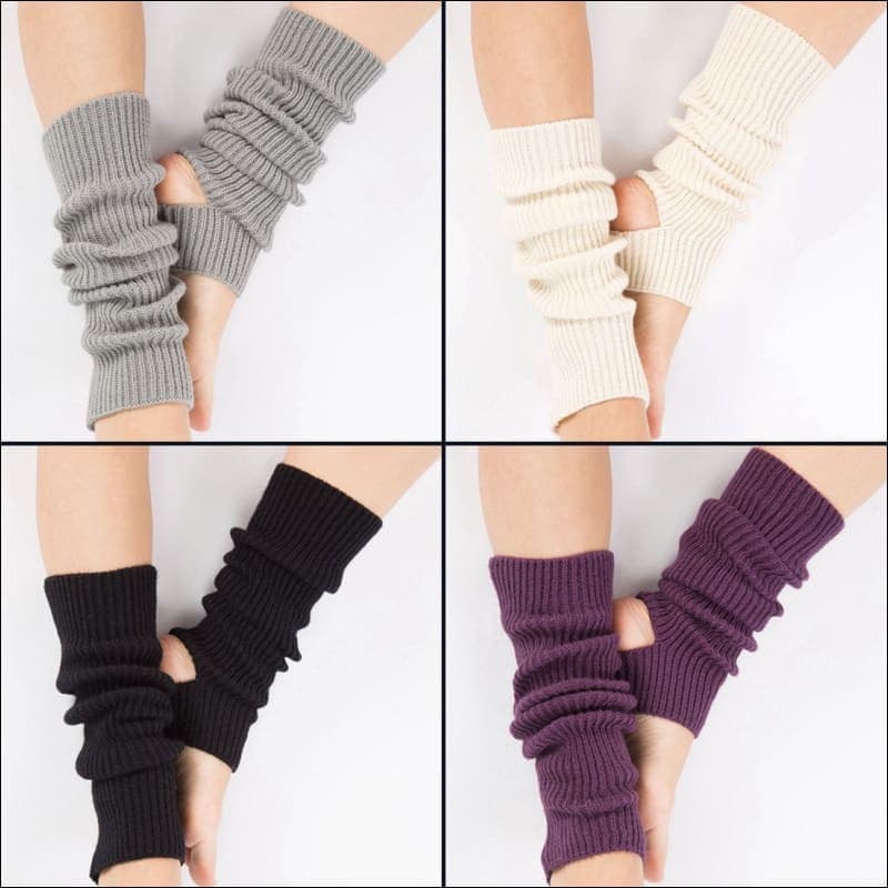 Long Section Knitted dance/Yoga Socks.
