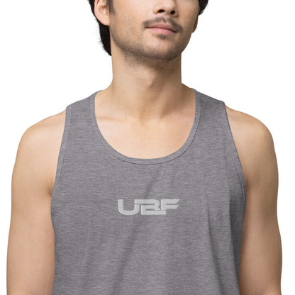 Embroidered Men’s premium UBF tank top.