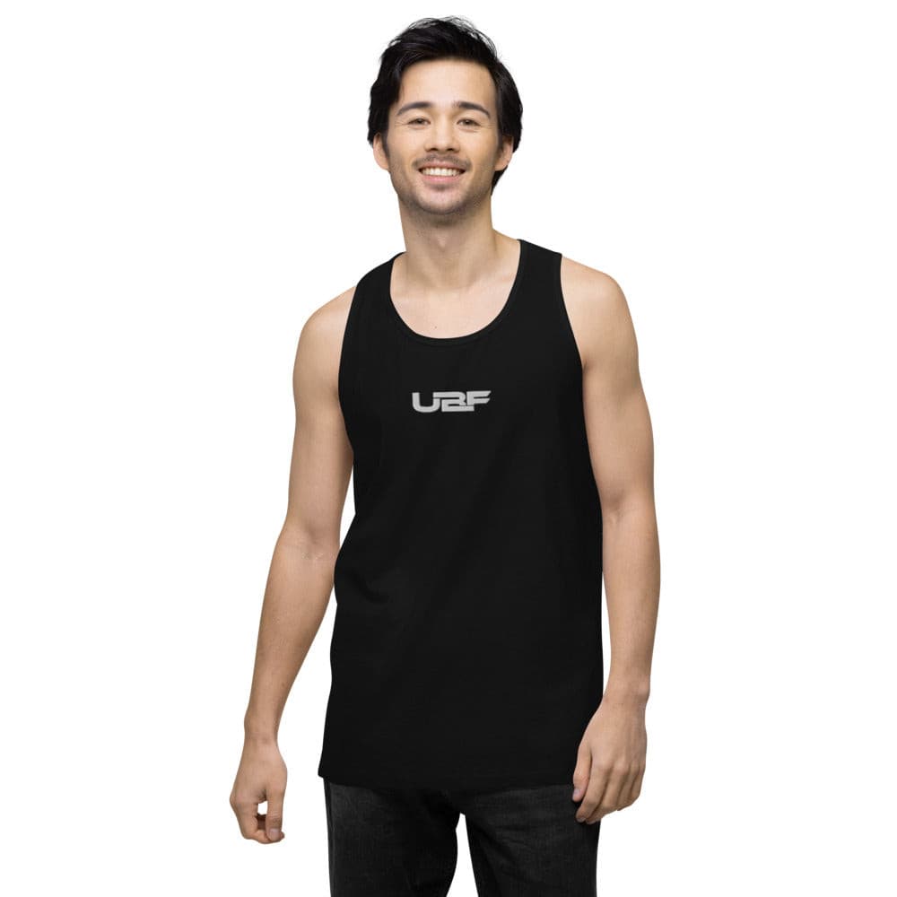 Embroidered Men’s premium UBF tank top.