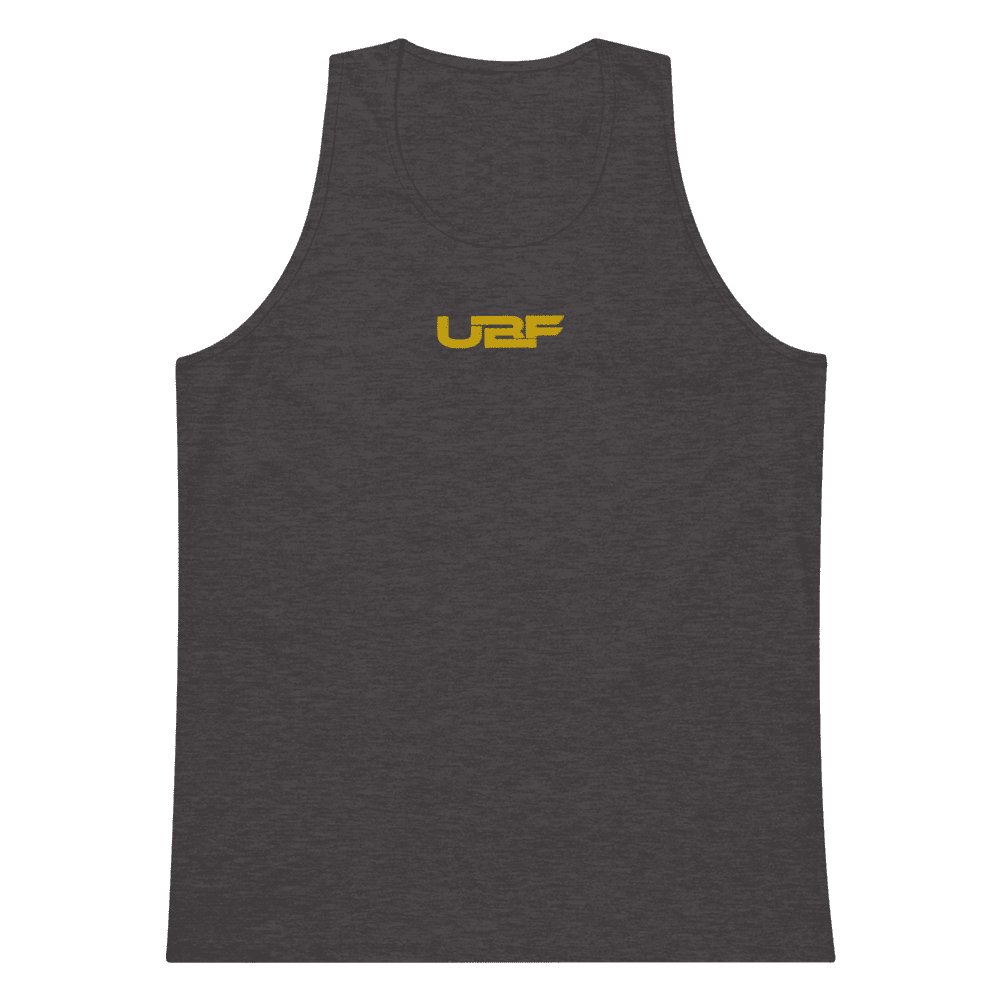 Embroidered Men’s premium UBF tank top.