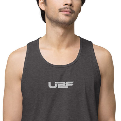 Embroidered Men’s premium UBF tank top.