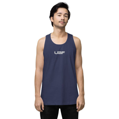 Embroidered Men’s premium UBF tank top.